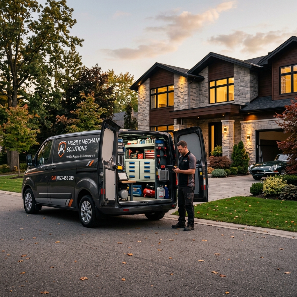 Organized mechanic van